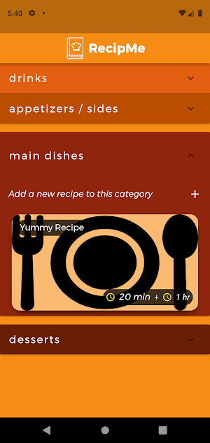 RecipMe Screenshot 2