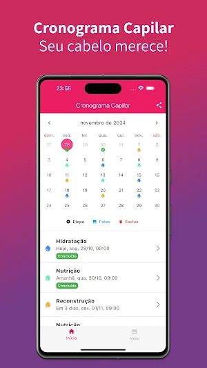 Cronograma Capilar Screenshot 1