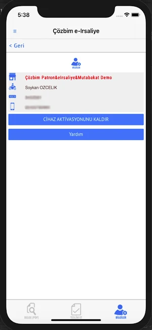 ÇözbimEirsaliye Screenshot 3