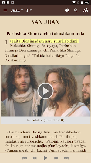 Quichua, Salasaca - Bible Screenshot 1