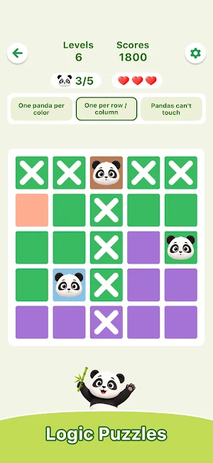 Pandadoku-Animals Puzzle Game Screenshot 1