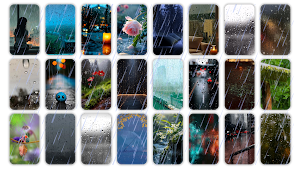 Realistic Rain Live Wallpaper Screenshot 0