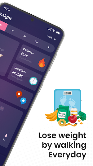 Pedometer & Step Counter App Screenshot 3