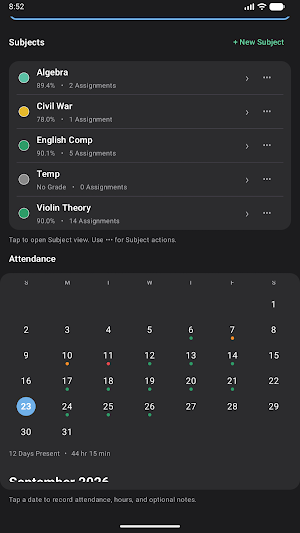 GradeMe! Screenshot 1