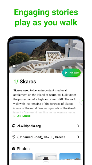 Santorini SmartGuide Screenshot 1