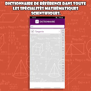 Dictionnaire mathématiques Screenshot 3