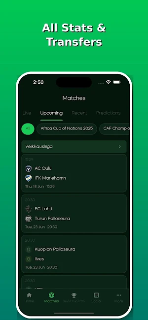 Footbuzz Screenshot 1