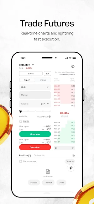Market X: Buy Bitcoin & Crypto Screenshot 0