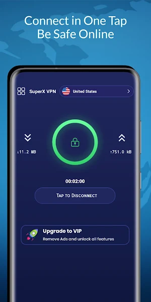 SuperX VPN - Fast, Secure VPN Screenshot 3