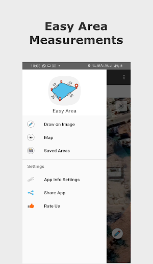 Easy Area : Land Area Measurement App for Maps Screenshot 0