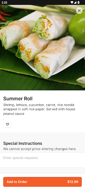 Bann Thai Hawaii Screenshot 2