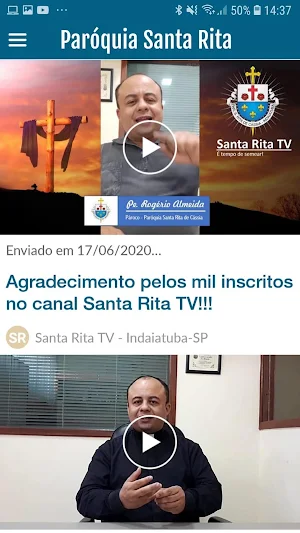 Paróquia Santa Rita de Cássia - Indaiatuba Screenshot 2