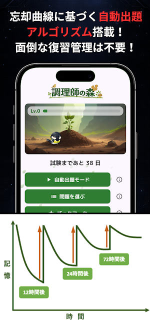 調理師の森（調理師試験対策アプリ） Screenshot 1