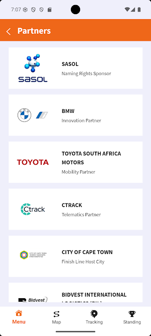 Sasol Solar Challenge Screenshot 1