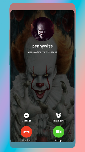 Creepy Pennywise ☎️ Calling Me - Scary Prank Call Screenshot 1