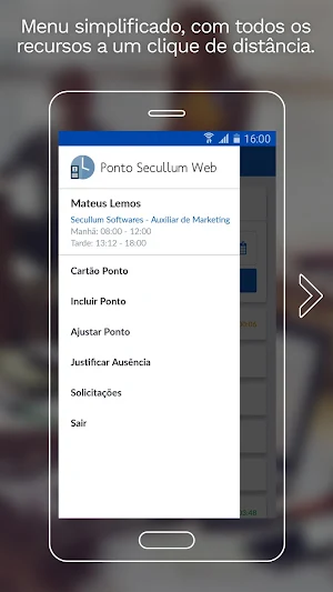 Ponto Secullum Web - Central do Funcionário Screenshot 0