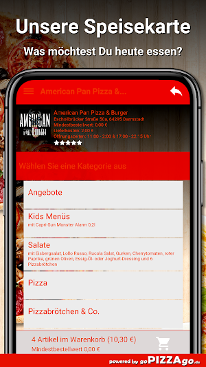 American Pan Pizza & Burger Screenshot 3