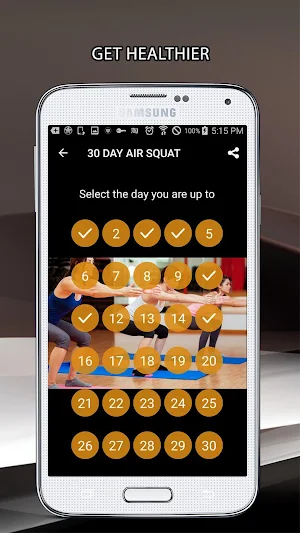 30 Day Air Squat Challenge Screenshot 1