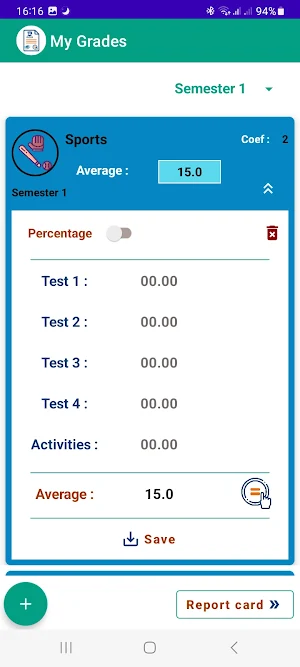 School Report Card Screenshot 2