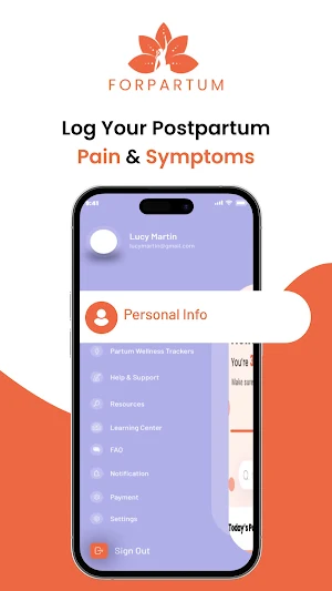 Forpartum: Wellness for Moms Screenshot 2