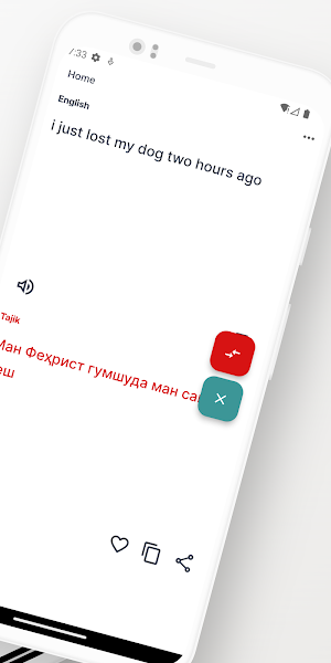 Tajik-English Translator Screenshot 1