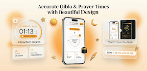 Prayer Times - Adhan & Qibla Screenshot 0