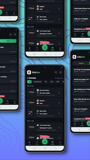 CricOne Live Stream - Score Screenshot 3