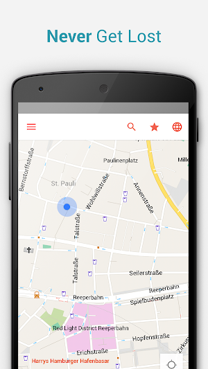 Hamburg Offline City Map Screenshot 1