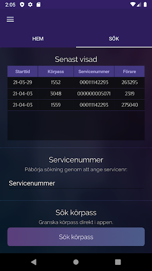 ÅkarNet Screenshot 2