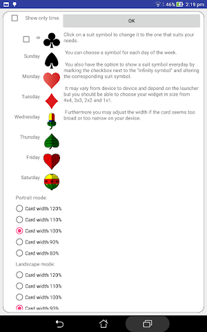Card Clock Screenshot 3