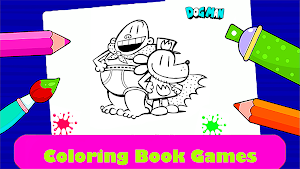Dog Man - Coloring Book Screenshot 1