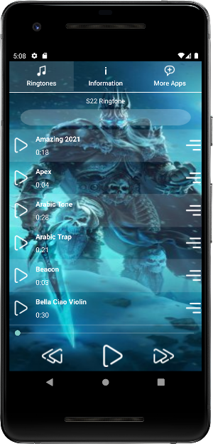 Ringtones for S22 Screenshot 0