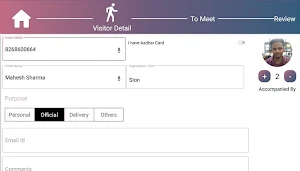 Smart Kiosk for Visitor and Lead Mgmt Screenshot 1