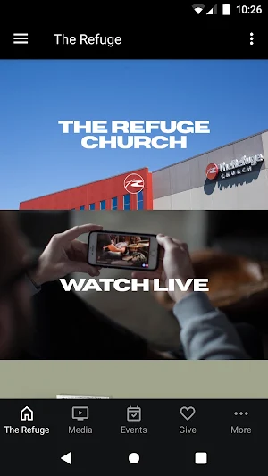 The Refuge Mobile App Screenshot 0