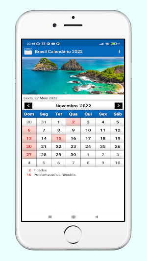 Brasil Calendário 2022 Screenshot 2