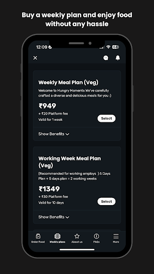 Hungry moments - Food Delivery Screenshot 2