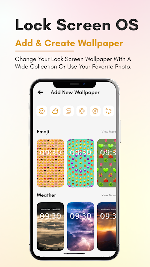Lock Screen OS Style, Widget Screenshot 3
