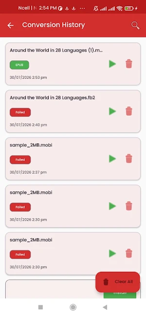 MOBI to EPUB Converter Screenshot 1