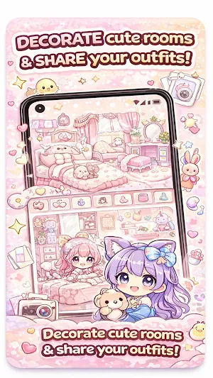 Chibi Doll Stickers for Wh Screenshot 3