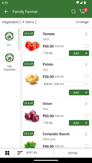Family Farmer - Grocery App Screenshot 2