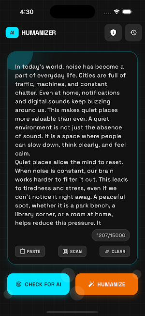 AI Detector Screenshot 0