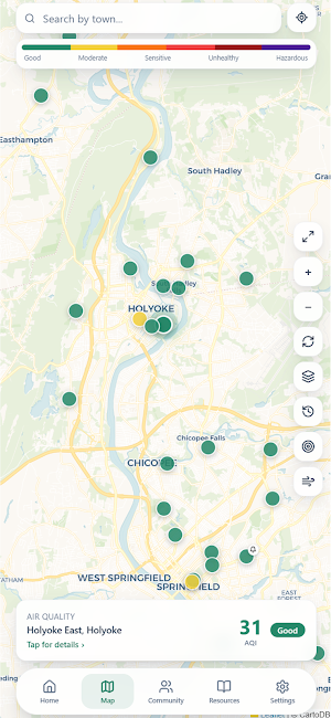Air Watch Healthy Air Network Screenshot 1