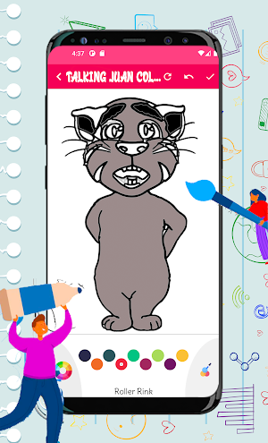 Talking Juan Coloring Book Screenshot 2