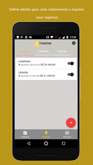 CriptoCoin Alertas Screenshot 2