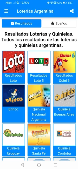 Loterias Argentina Screenshot 1
