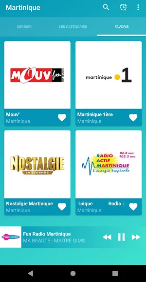 Martinique radios online Screenshot 1