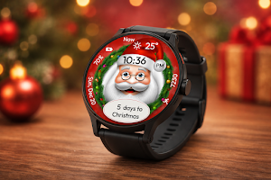 Santa Watch Face – Xmas 2026 Screenshot 1