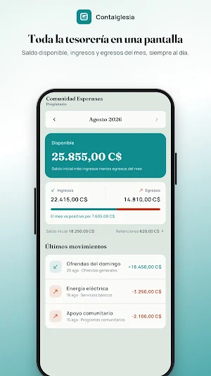 ContaIglesia Screenshot 0