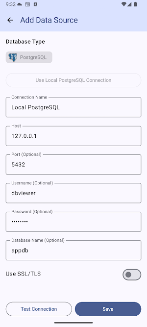 PostgreSQL Screenshot 1