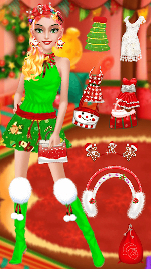 Christmas Salon Dress Up Game Screenshot 3